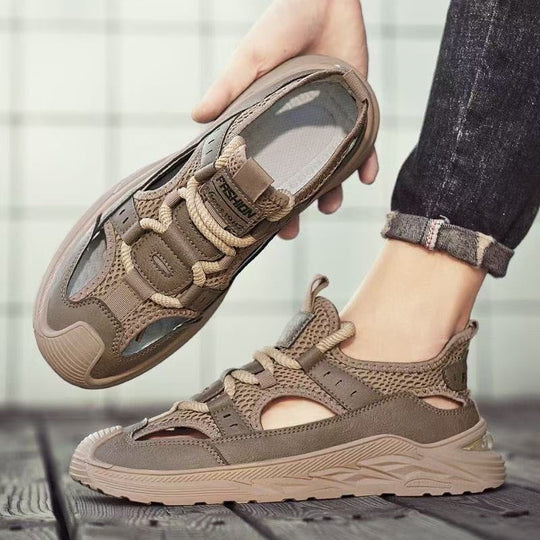 Herren Hybrid-Sneaker-Sandale mit Strickschaft und profilierter Plateau-Sohle Shop Nory