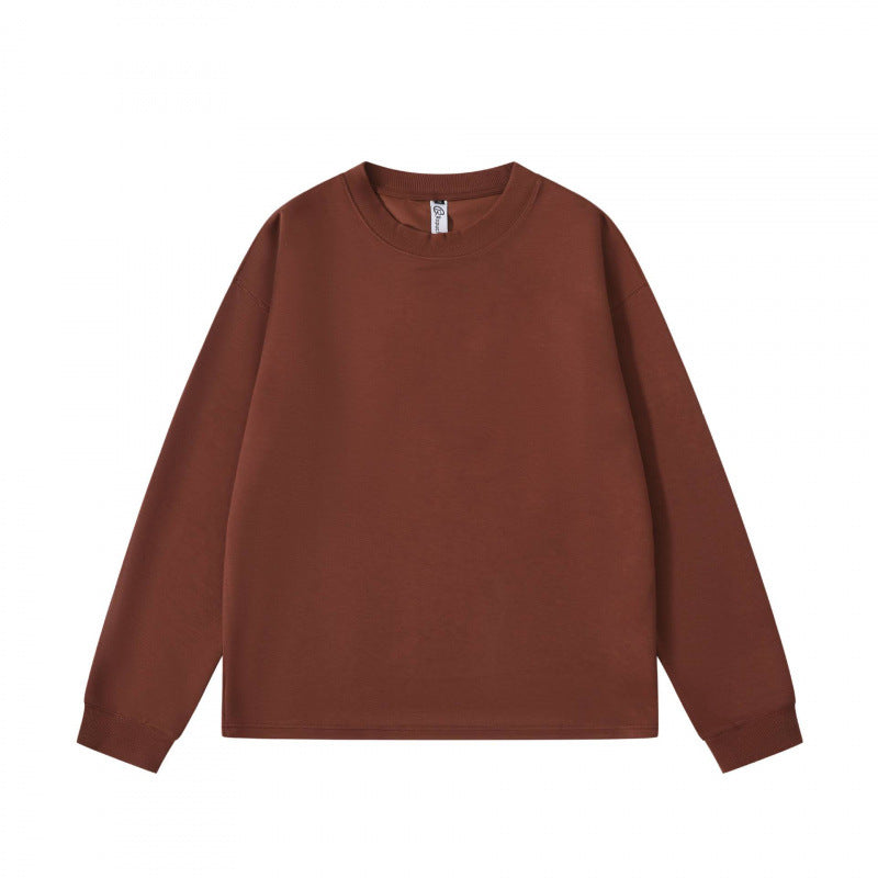 Unisex Oversize-Langarm-Sweatshirt mit Rundhalsausschnitt, French‑Terry-Qualität und gerippten Bündchen Shop Nory