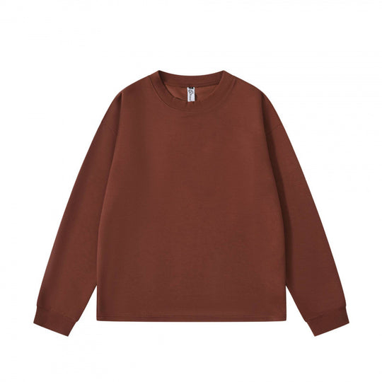 Unisex Oversize-Langarm-Sweatshirt mit Rundhalsausschnitt, French‑Terry-Qualität und gerippten Bündchen Shop Nory