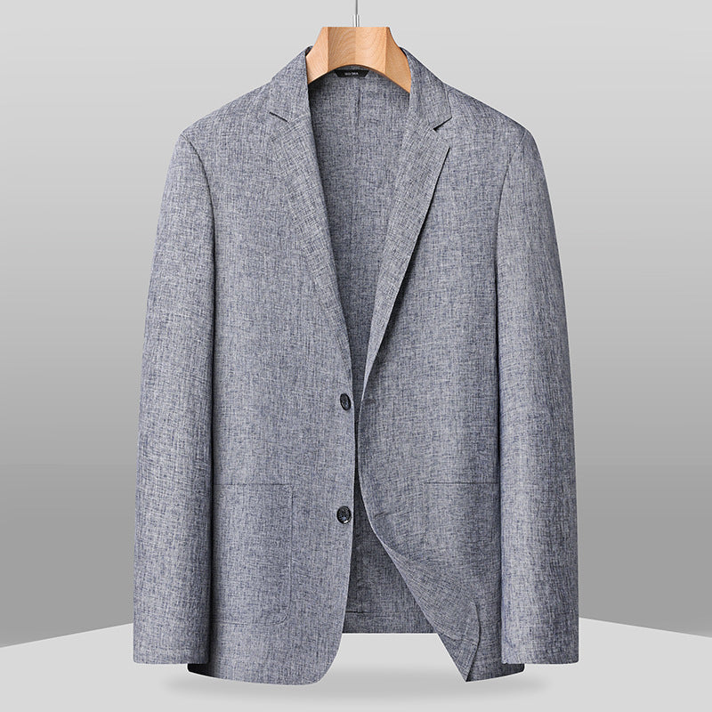 Herren Struktur-Sakko in Leinenoptik mit ungefütterter Innenverarbeitung Shop Nory