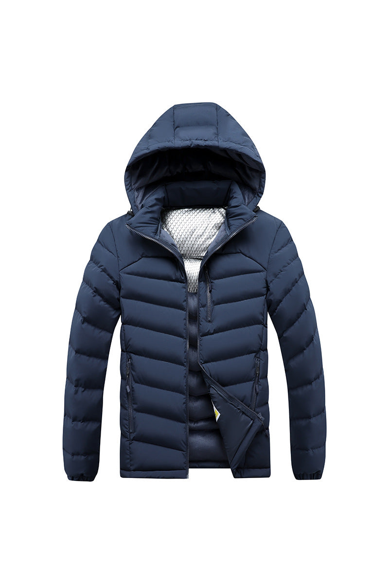 Herren Isolierte Steppjacke mit Kapuze und Thermoreflect-Innenfutter Shop Nory