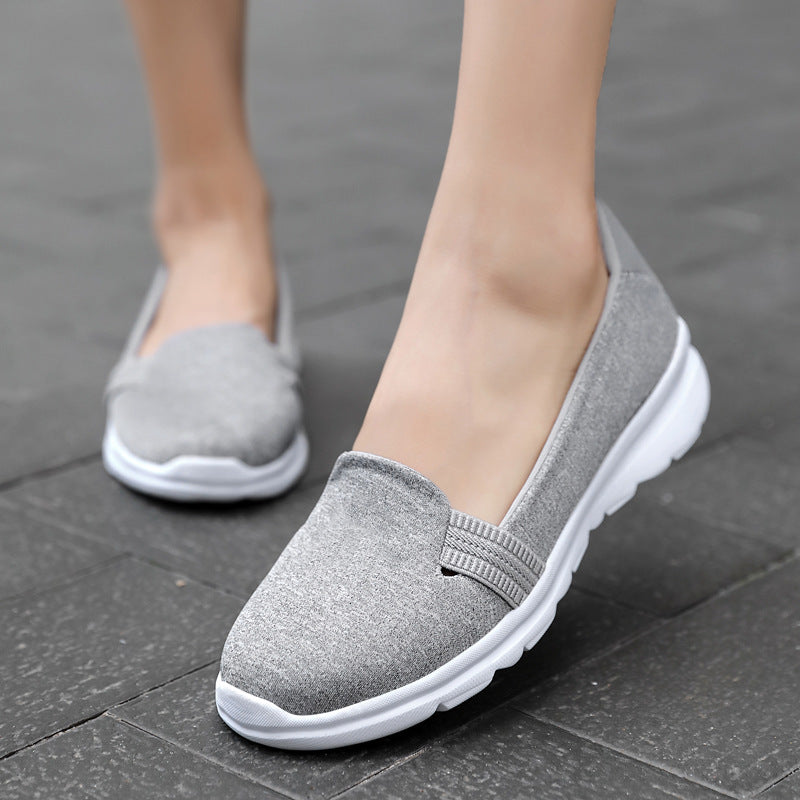 Damen Leichter Strick-Slipper mit elastischem Einstieg und gedämpfter Komfortsohle Shopy Nory