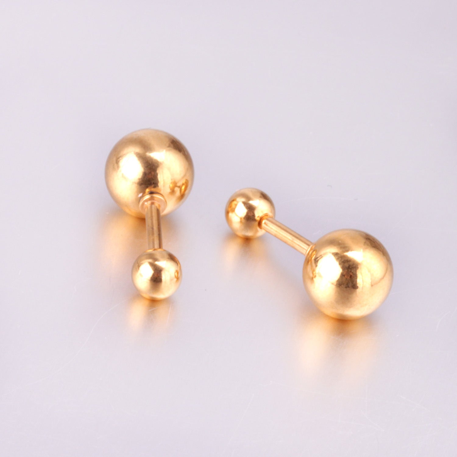 Damen Bauchnabelpiercing aus hochwertigem Edelstahl mit elegantem Goldüberzug Shop Nory