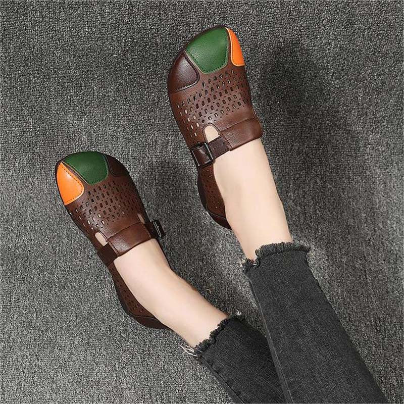 Luftige Damensandalen mit Schnalle – Zoë