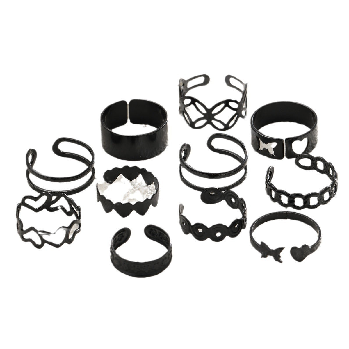 Damen Ring-Set mit kreativen, skulpturalen Designs Shop Nory