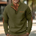 Herren Strickpullover mit kontrastierenden Design-Elementen