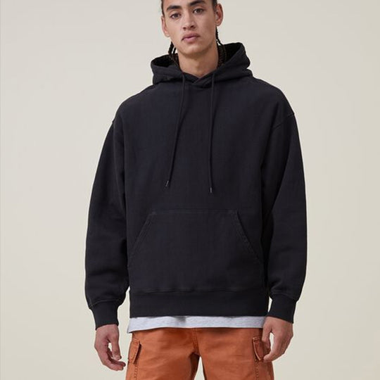 Damen nan oversized Kapuzenpulloverkleid mit Kängurutasche, verlängerter Silhouette und weichem French-Terry Shop Nory