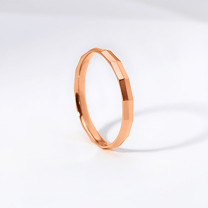 Damen Designer Ring mit hexagonalem Design Shop Nory