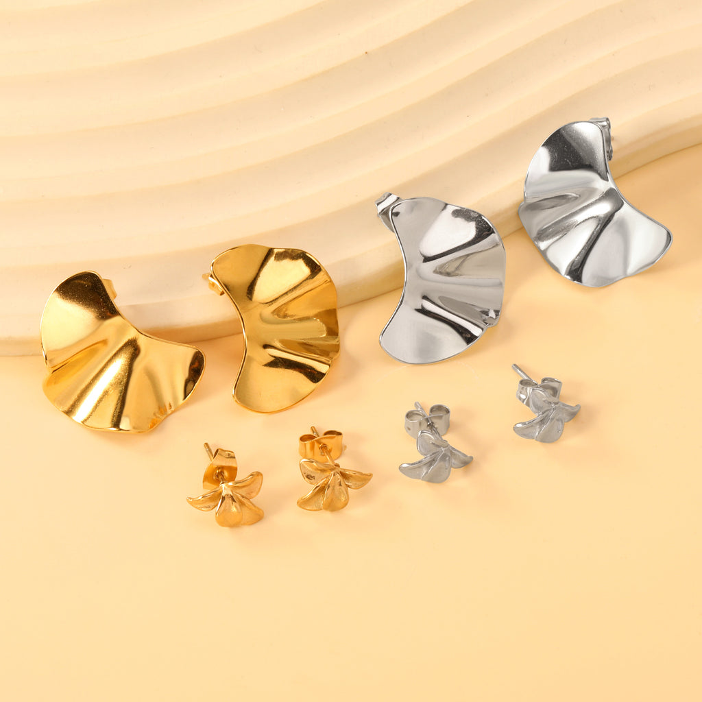 Damen Ohrstecker im eleganten Blumendesign Shop Nory