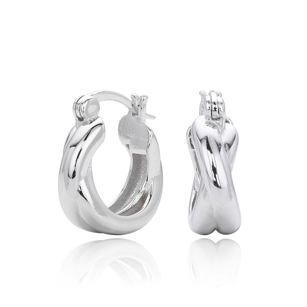 Damen Creolen mit kunstvollem Knoten-Design Shop Nory