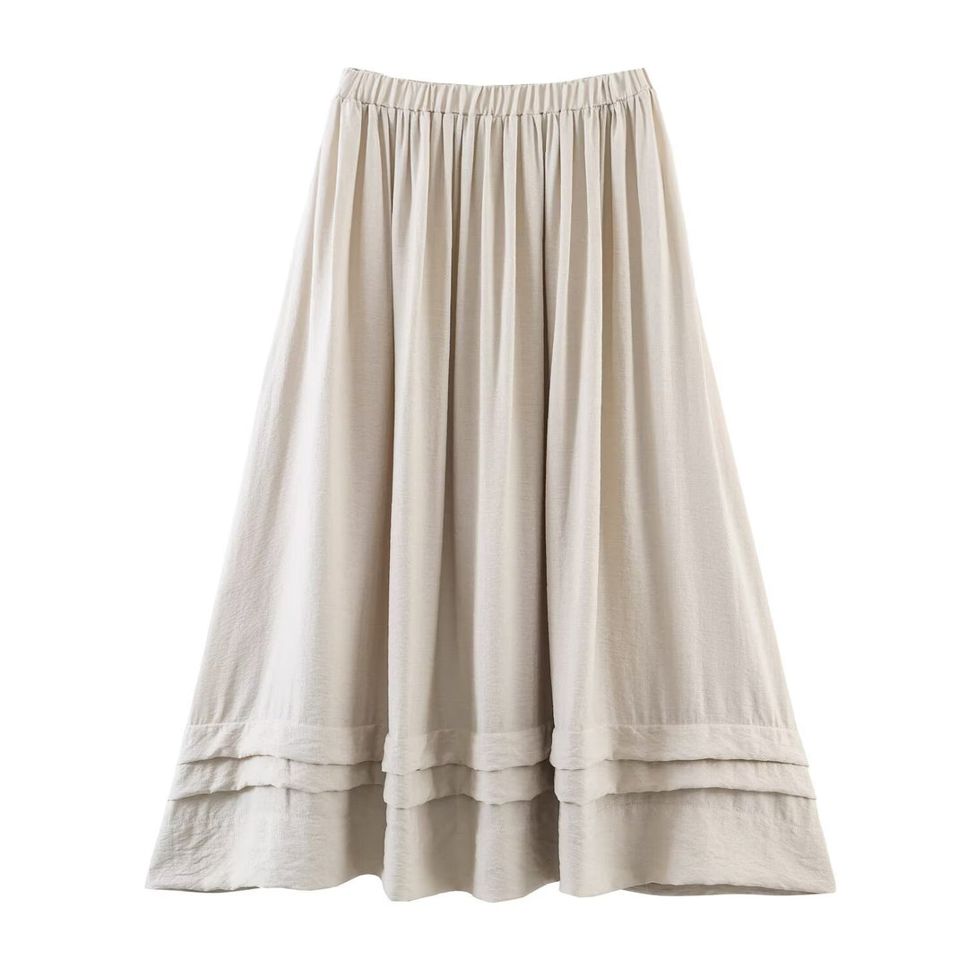 Damen Zweiteiliges Weste- und Plissee-Midirock-Set Shop Nory