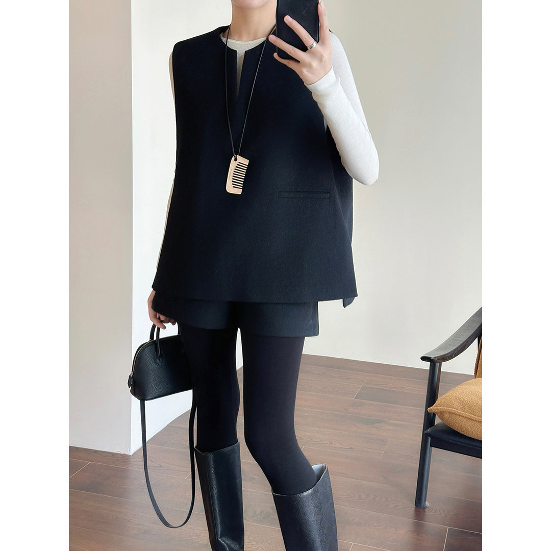 Damen Elegante Weste aus feinem Stoff Shop Nory