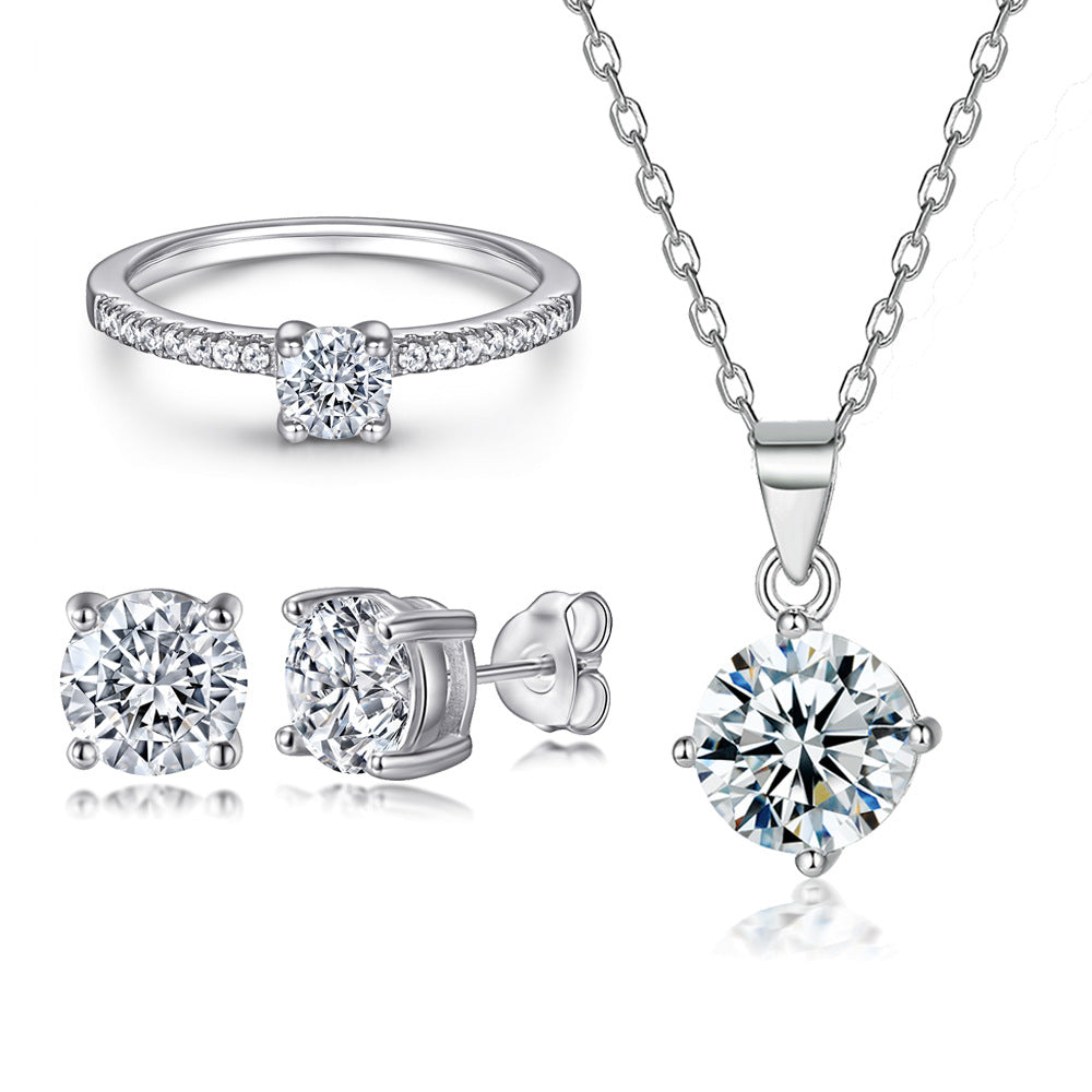 Damen eleganter Solitär-Ring mit funkelnden Zirkonia-Details Shop Nory