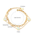 Damen elegant gestaltetes Armband mit funkelnden Kettenelementen Shop Nory