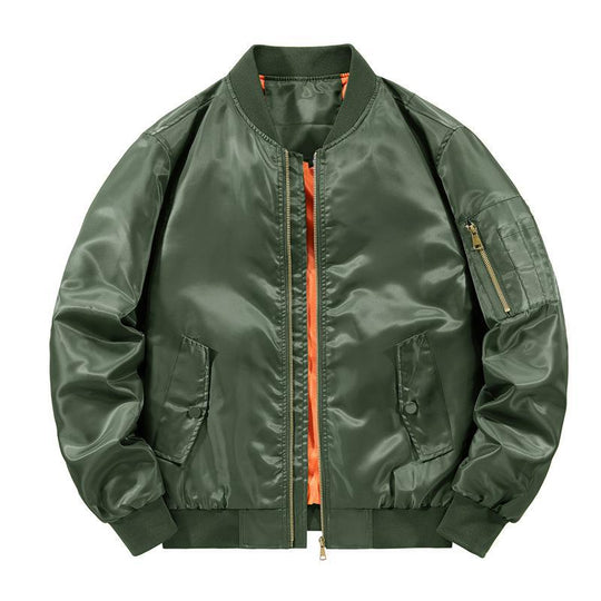 Herren Modische Bomberjacke mit seitlichen Reißverschlusstaschen Shop Nory