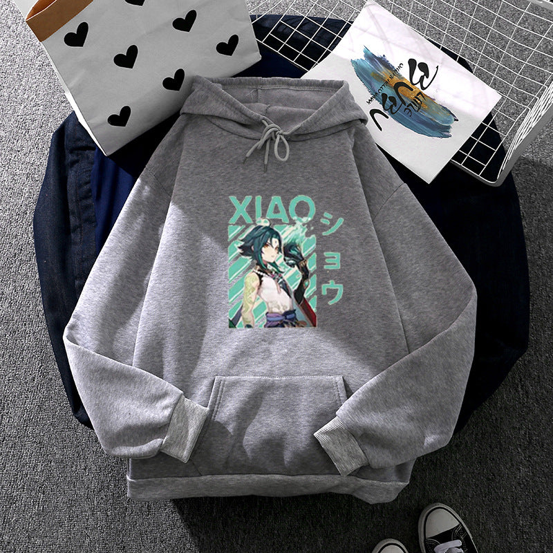 Damen nan weicher Oversize-Kapuzenpullover mit kawaii Pilzfrosch-Print, Kängurutasche und gerippten Bündchen Shop Nory