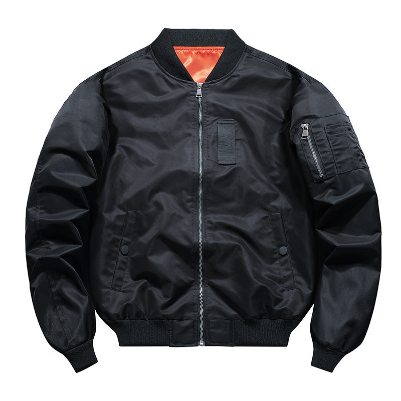Herren Leichte Flieger-Bomberjacke mit wasserabweisender Shell und Kontrastfutter Shop Nory
