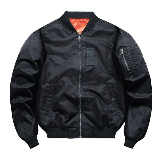 Herren Leichte Flieger-Bomberjacke mit wasserabweisender Shell und Kontrastfutter Shop Nory
