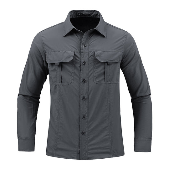 Herren Outdoor-Funktionshemd mit praktischen Taschen