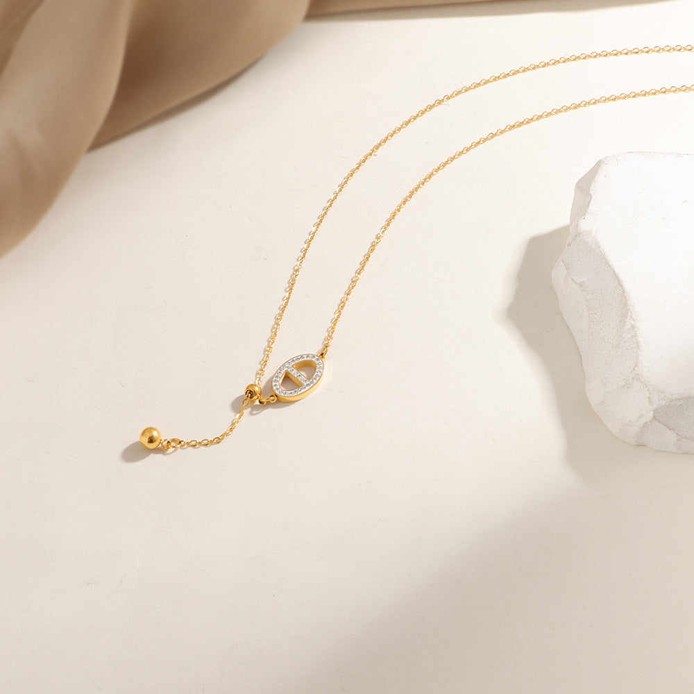 Frauen Dazzling Minimalist Anhänger Halskette Shop Nory