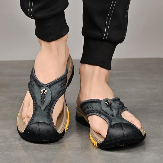 Herren Orthopädische Freizeit-Sandalen mit verstellbarem Riemensystem
