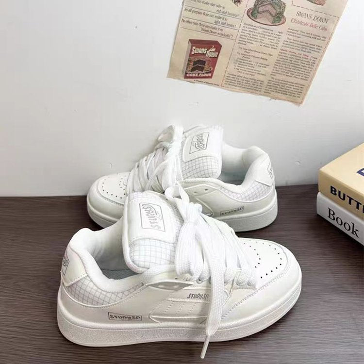 Damen Sneakers im zeitlosen Design mit gepolsterter Zunge und atmungsaktiver Obermaterialstruktur