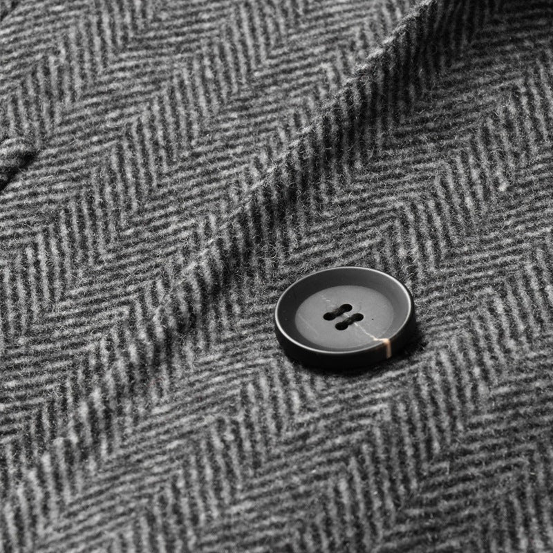 Herren Herringbone-Muster Blazer Shop Nory