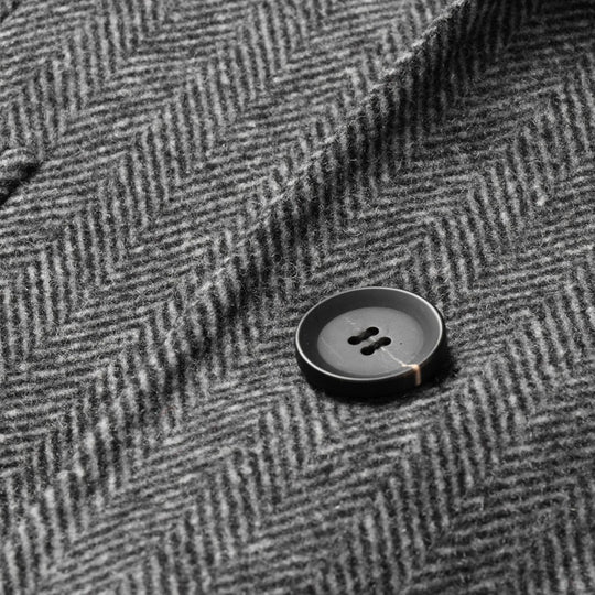 Herren Herringbone-Muster Blazer Shop Nory