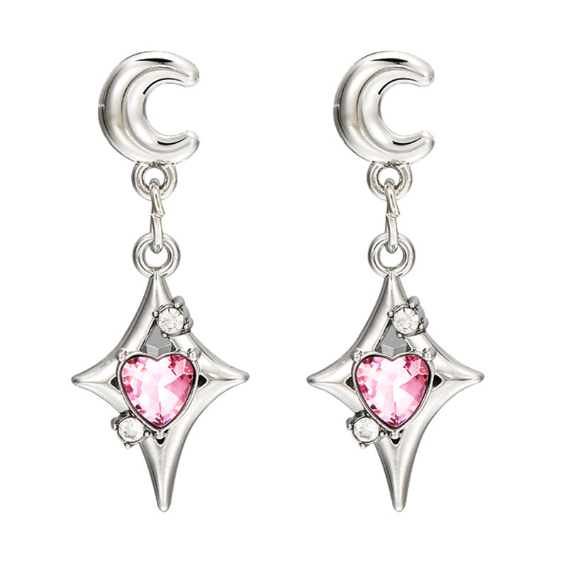 Damen Ohrringe mit elegantem, geometrischem Design und Perlenakzenten Shop Nory