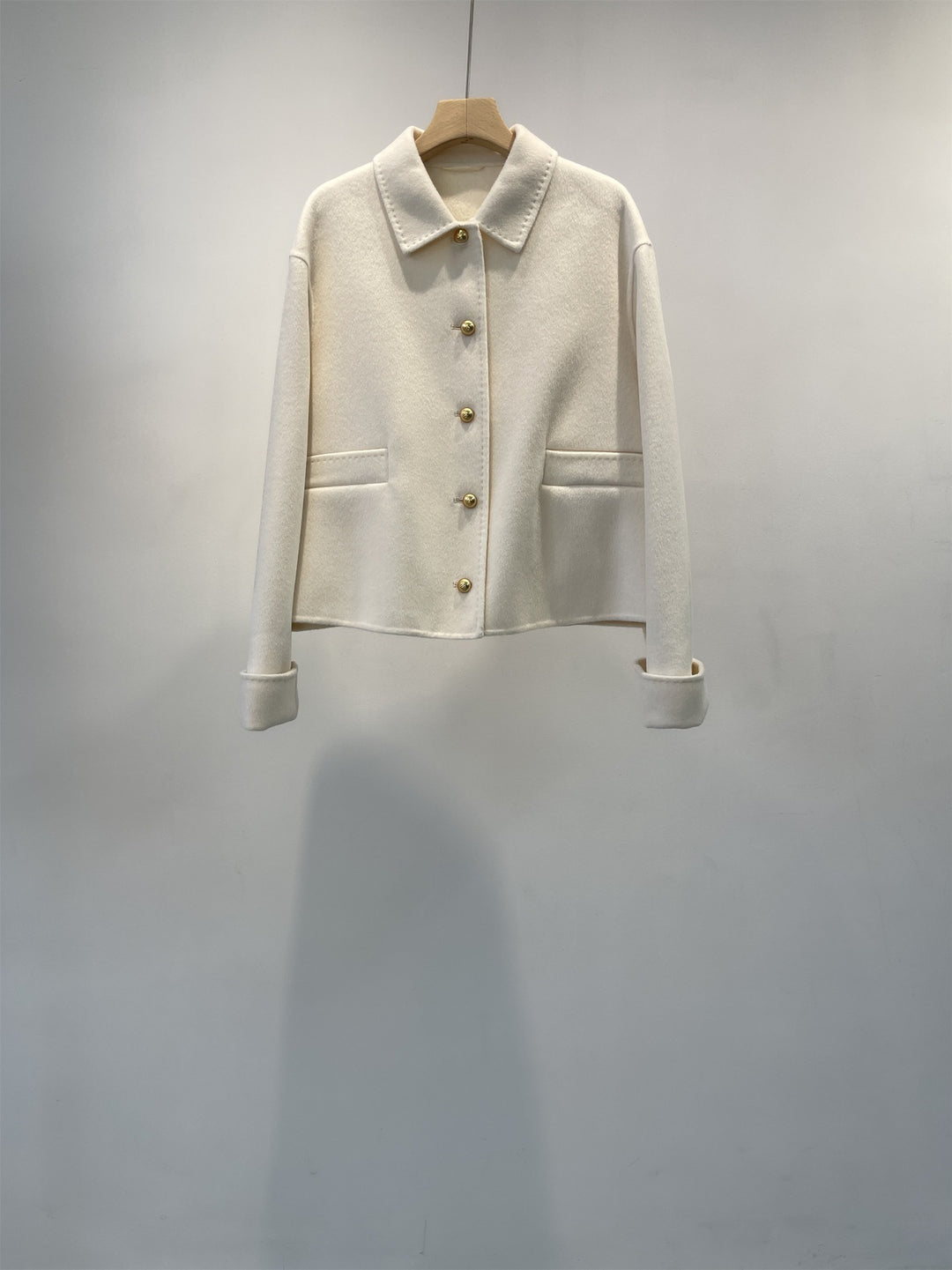 Damen Elegante Wollmischung Jacke Shop Nory