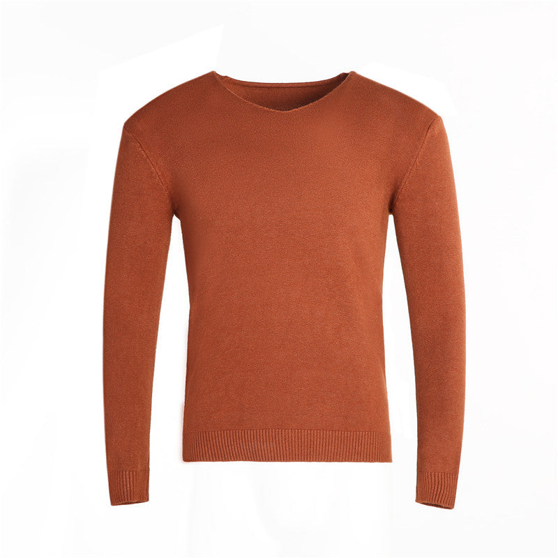 Herren klassischer V-Ausschnitt Pullover