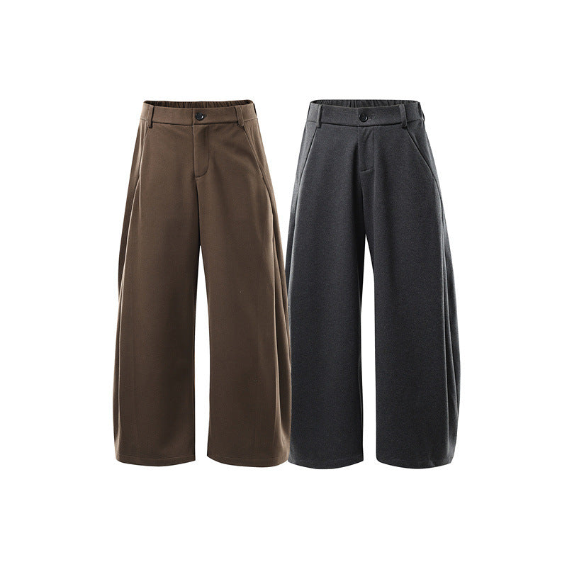Damen Weite Culotte-Hose aus formstabilem Ponte mit hoher Taille und verdecktem Komfortbund Shop Nory