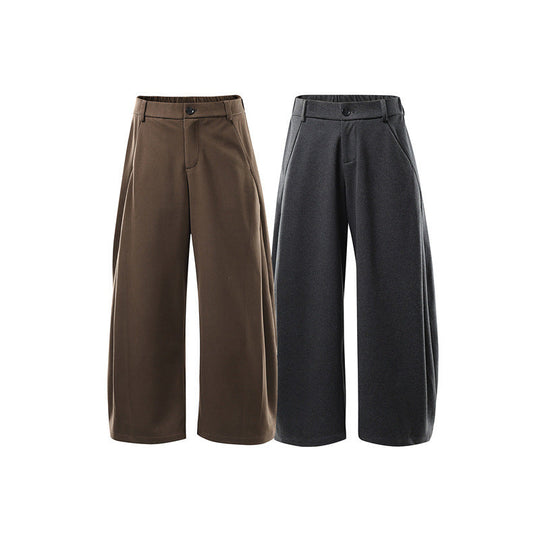 Damen Weite Culotte-Hose aus formstabilem Ponte mit hoher Taille und verdecktem Komfortbund Shop Nory
