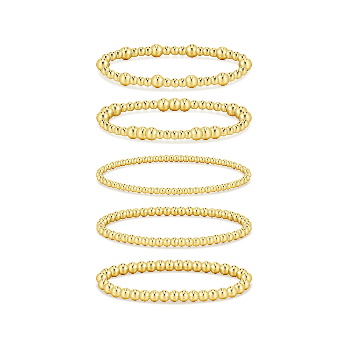 Damen Armreif-Set mit elegantem Kugeldesign Shop Nory