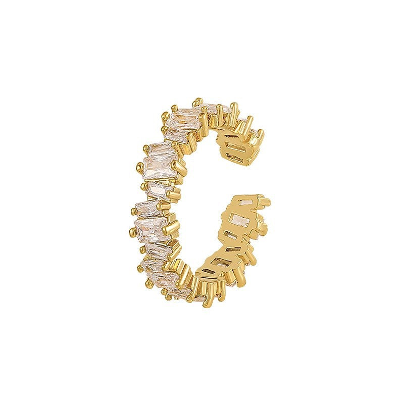 Damen eleganter Ring mit funkelnden Zirkonia-Steinen Shop Nory