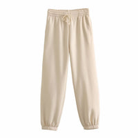 Beige Freizeithose