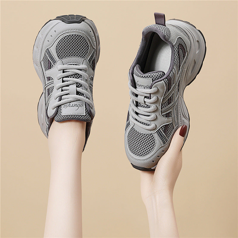 Damen Atmungsaktive Fitness-Sneaker mit stoßdämpfender Sohle