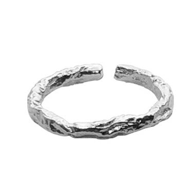 Damen handgefertigter texturierter Ring Shop Nory