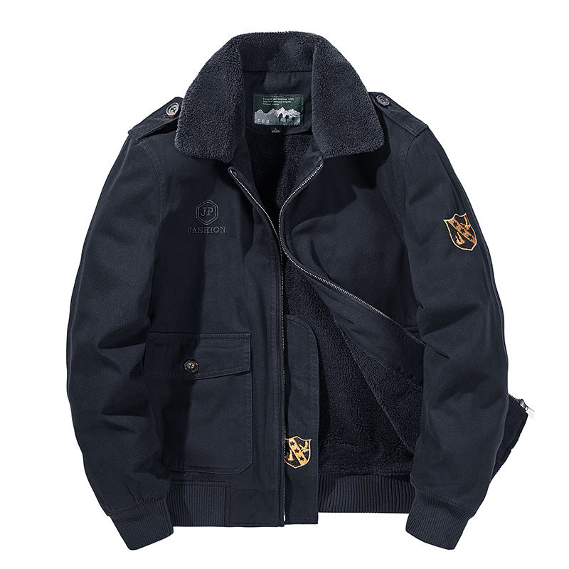 Herren Warme Übergangsjacke mit Fleece-Innenfutter Shop Nory