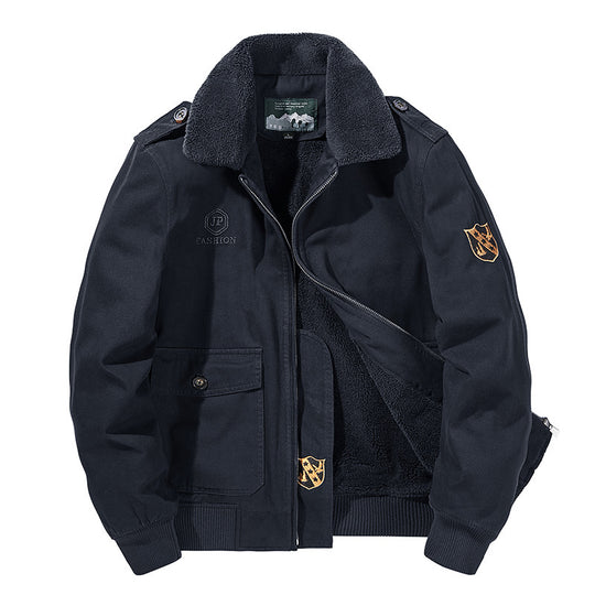 Herren Warme Übergangsjacke mit Fleece-Innenfutter Shop Nory