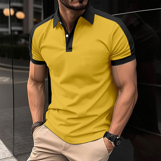 Großes Twill-Poloshirt
