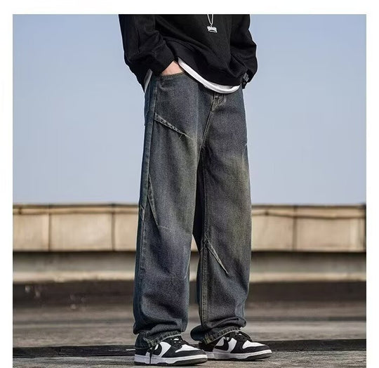 Herren Modische Weitgelegte Jeans Shop Nory