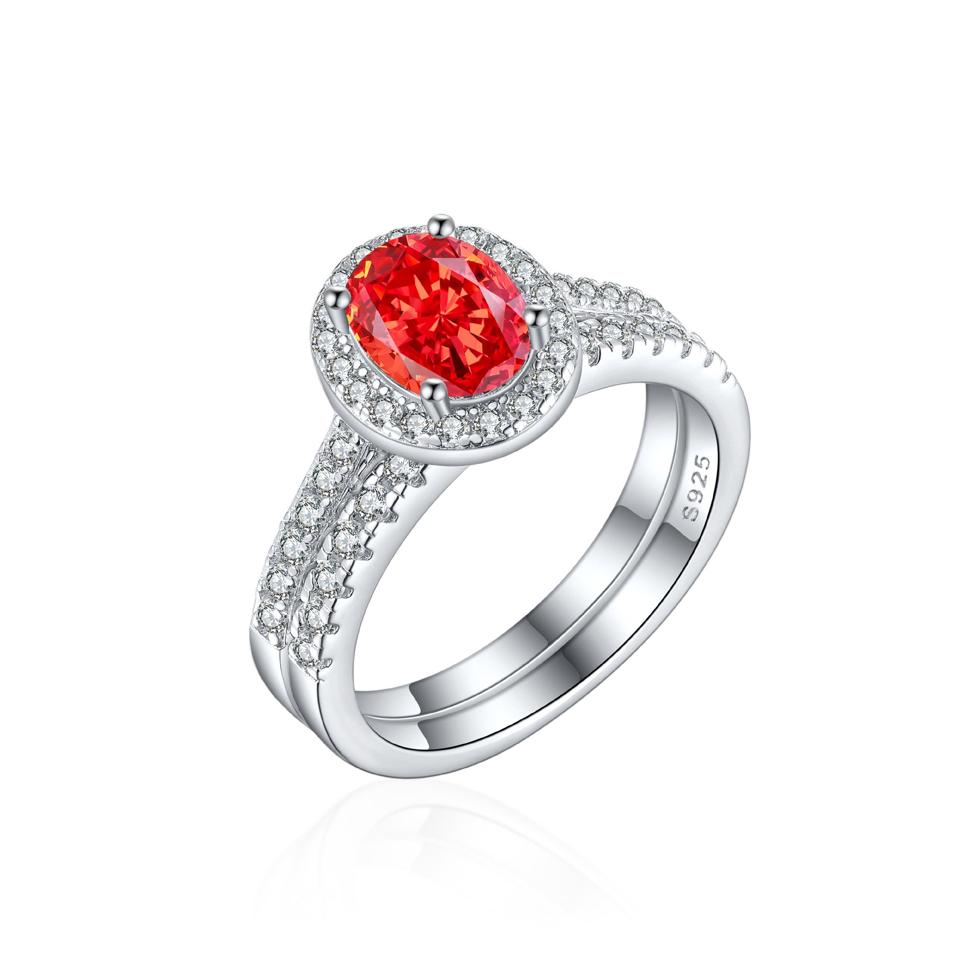 Damen Verlobungsring mit kunstvollem floralen Design und funkelndem Zirkonia-Besatz Shop Nory