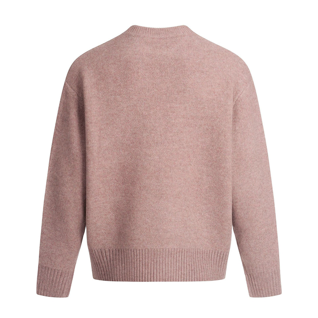 Unisex Großer Rundhalspullover aus weichem Feinstrick mit geripptem Saum Shop Nory