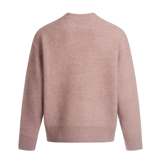 Unisex Großer Rundhalspullover aus weichem Feinstrick mit geripptem Saum Shop Nory
