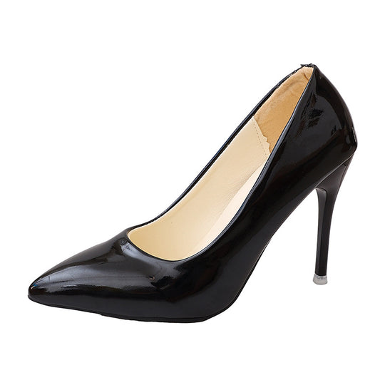 Damen Elegante Lackpumps mit spitz zulaufender Zehenpartie, gepolsterter Komfortsohle und schlankem Stiletto Shop Nory