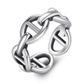 Damen Offener Kettenring aus hochwertigem Edelstahl Shop Nory