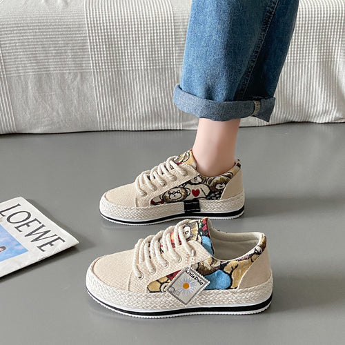 Damen Modische Schnürschuhe