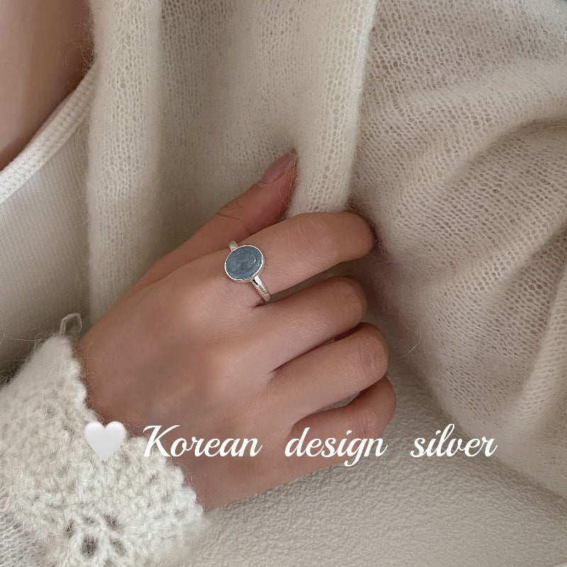 Damenring mit klassischem koreanischem Design und hochwertigem Silber Shop Nory
