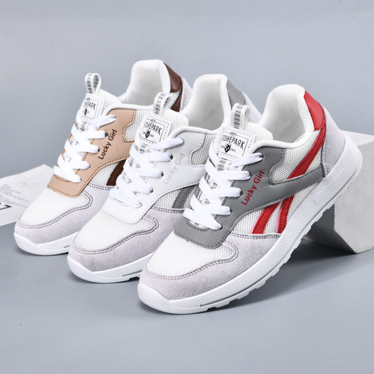 Damen Retro-Sneaker mit Mesh- und Veloursleder-Details Shop Nory